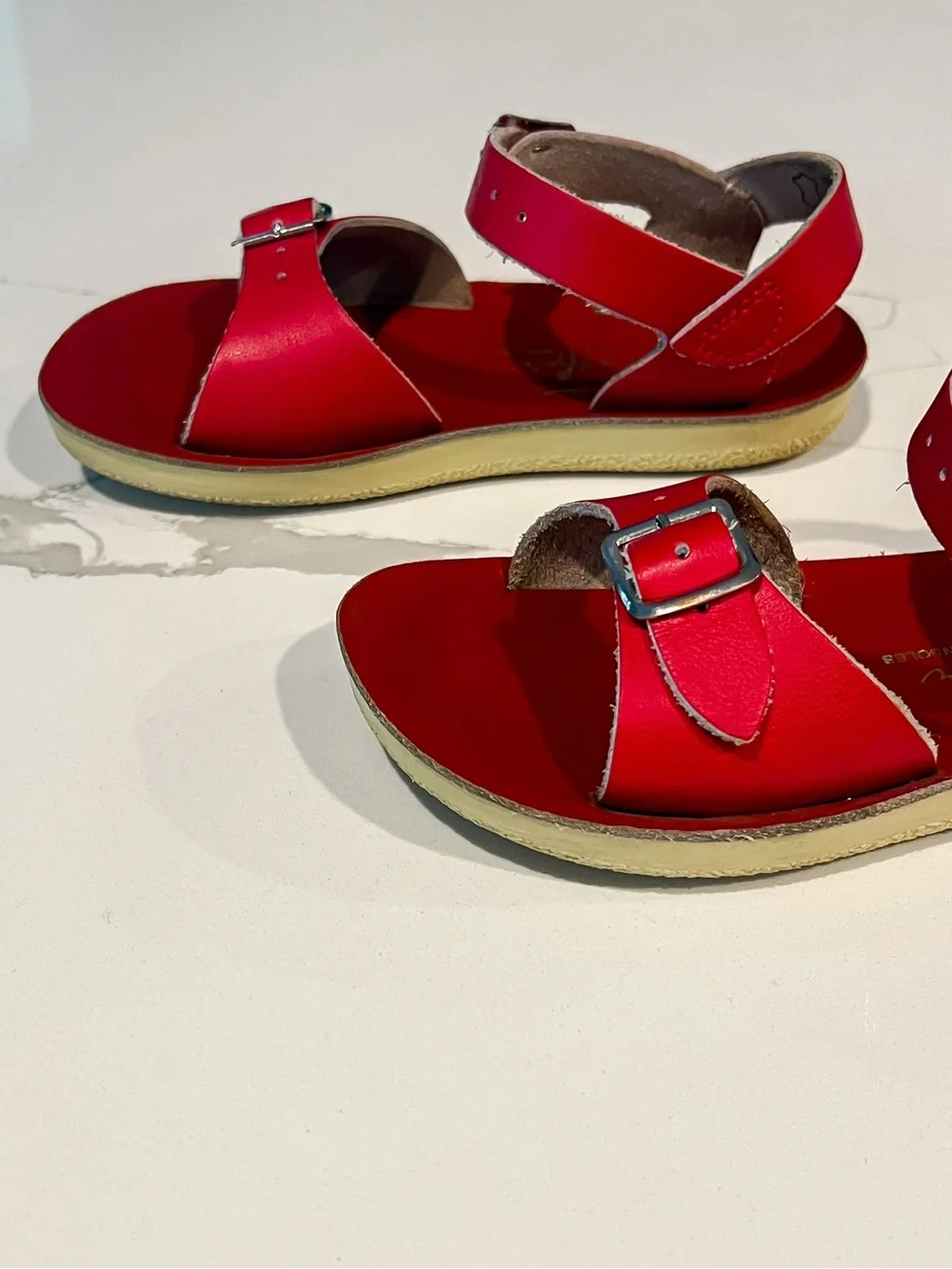 Saltwater Red Sun San Surfer Adjustable Buckle Sandals Toddler Sz 10